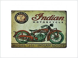 Plechová cedule moto Indian , 20x30cm