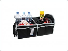 Skládací organizér do kufru vozu