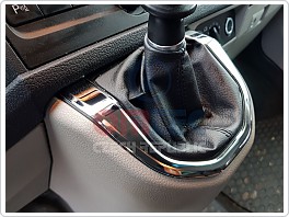 VW T6, NEREZ CHROM rámeček středové konzole (kolem řadicí páky) - OMTEC