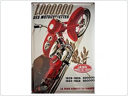 Plechová cedule Jawa, 20x30cm