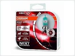 Autožárovka Osram HB3 12V/60W +150% Night Breaker Laser, 2ks