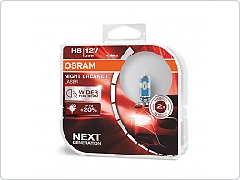 Autožárovka Osram H8 12V/35W +150% Night Breaker Laser, 2ks
