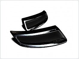 Koncovky výfuku Milotec, ABS, černý klavírlak, Škoda Karoq