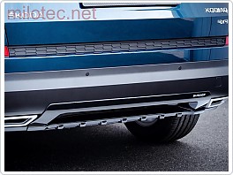 Difuzor zadního nárazníku - černý lesklý klavírlak, Kodiaq, VÝPRODEJ, vystaveno