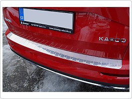 Škoda Karoq - NEREZ chrom ochranný panel zadního nárazníku OMTEC