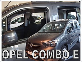Plexi ofuky oken, deflektory Opel Combo 2018- přední + zadní