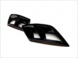 Škoda Kodiaq - atrapy výfuku Glossy black - GLOWING WHITE