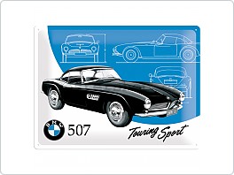 Plechová cedule BMW 507, 30x40cm