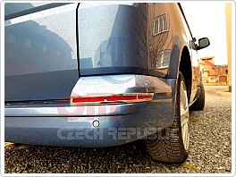 VW T6 - NEREZ CHROM rámečky zadních odrazek (výklopné dveře) - OMTEC