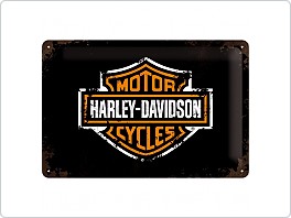 Plechová cedule Harley Davidson Logo, 20x30cm