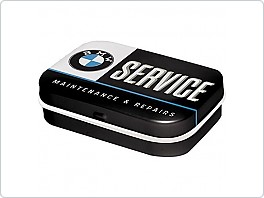 Retro mint box 6x4cm, bonbony, BMW Service