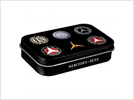 Retro mint box 6x9cm, bonbony, Mercedes
