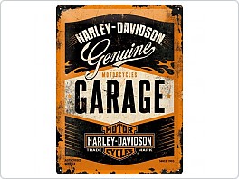 Plechová cedule Harley Davidson Garage 30x40cm