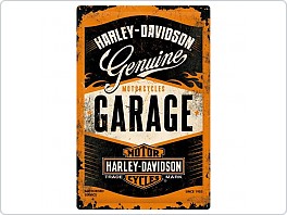 Plechová cedule Harley Davidson Garage, 40x60cm