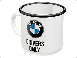 Hrnek BMW Drivers Only, plechový