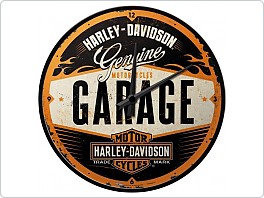 Nástěnné hodiny Harley Davidson Garage, 31cm