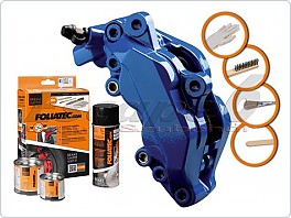 FOLIATEC dvousložková barva na brzdy, Barva: modrá (RS blue)