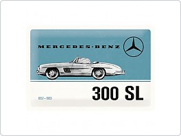 Plechová cedule Mercedes 300 SL, 20x30cm