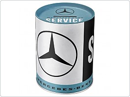 Plechová kasička Mercedes Service