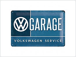 Plechová cedule VW Garage, 20x30cm