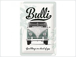Plechová cedule VW Transportér Bulli, 20x30cm
