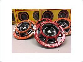 Klaksony Electric Super Horn - červené hlasité