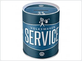 Plechová kasička VW Service