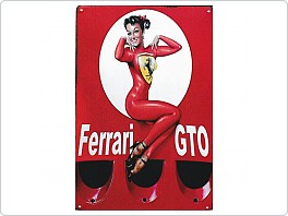 Plechová cedule Ferrari GTO , 20x30cm