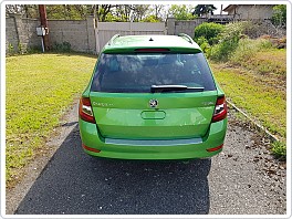 Škoda Fabia III Combi Facelift - ochranný panel zadního nárazníku - ALU look