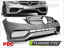 Přední nárazník Mercedes W212, 2013-2016 E63 AMG Styl S PDC