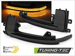 LED DYNAMICKÉ BLIKAČE do zrcátek Audi A3, A4, A5, Q3, kouřové