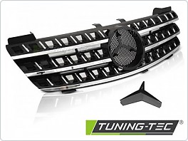 Přední maska Mercedes ML W164 2005-2008, černá-chromová GRME28