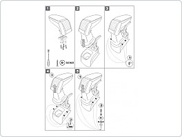 Loketní opěrka Armster S, Chevrolet Aveo, 2011-