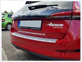 Škoda Scala - ochranný panel zadního nárazníku - Design VV - ALU LOOK