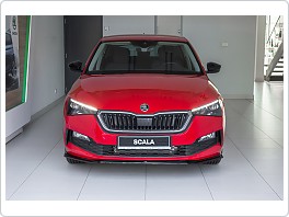 Škoda Scala - přední plastový spoiler DTM - V3 - basic