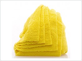 Work Stuff Gentleman Basic Yellow 350 GSM 5xPack 40x40 cm leštící utěrky žluté 5ks