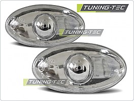 Boční blinkry  Peugeot 307, 2001-2007, chrom