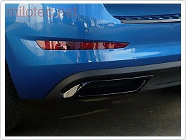 Dummy Milotec - koncovky výfuku ABS - černý lesklý, Škoda Scala