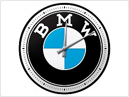 Hodiny, Retro BMW logo, 31cm