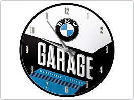 Hodiny, Retro BMW Garage, 31cm