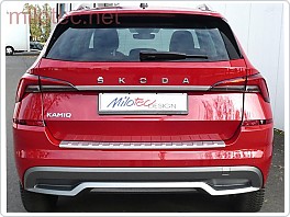 Lišta nad zadní SPZ, Alu Brush, Škoda Kamiq 2019-