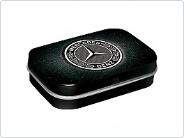 Retro mint box 6x4cm, Mercedes logo