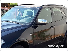 Chromové, nerezové kryty zrcátek BMW X5 E70, 2007-2013