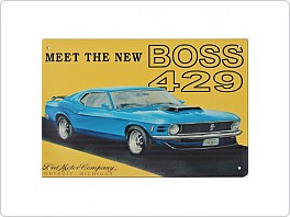 Plechová cedule Ford Boss 429, 20x30cm