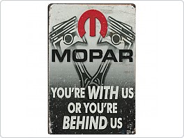 Plechová cedule Mopar, 20x30cm