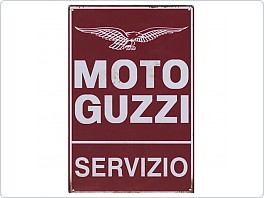 Plechová cedule moto Guzzi, 20x30cm