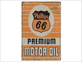 Plechová cedule Phillips 66, 20x30cm