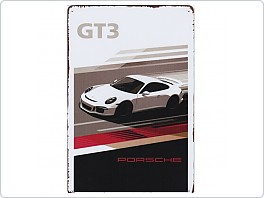 Plechová cedule Porsche GT3, 20x30cm