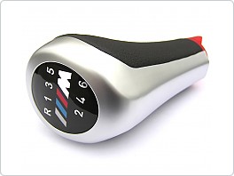 Hlavice, rukojeť řadící páky BMW M Power silver, 6kvalt