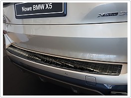 Kryt zadního nárazníku, NEREZ AVISA tmavá, BMW X5 G05, 2018-